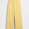 Vintagesoft Terry joggingbroek met wijde pijpen