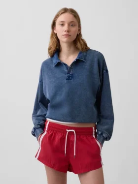 Vintagesoft Terry oversized Polo's sweatshirt