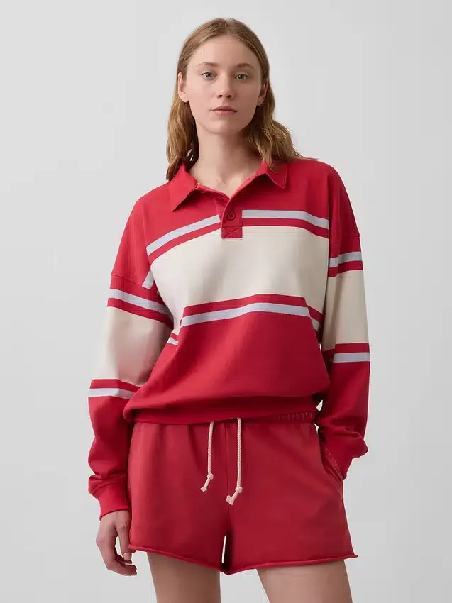 Vintagesoft Terry oversized Polo's sweatshirt