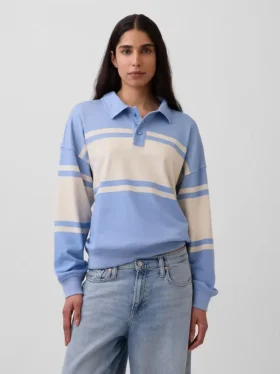 Vintagesoft Terry oversized Polo's sweatshirt