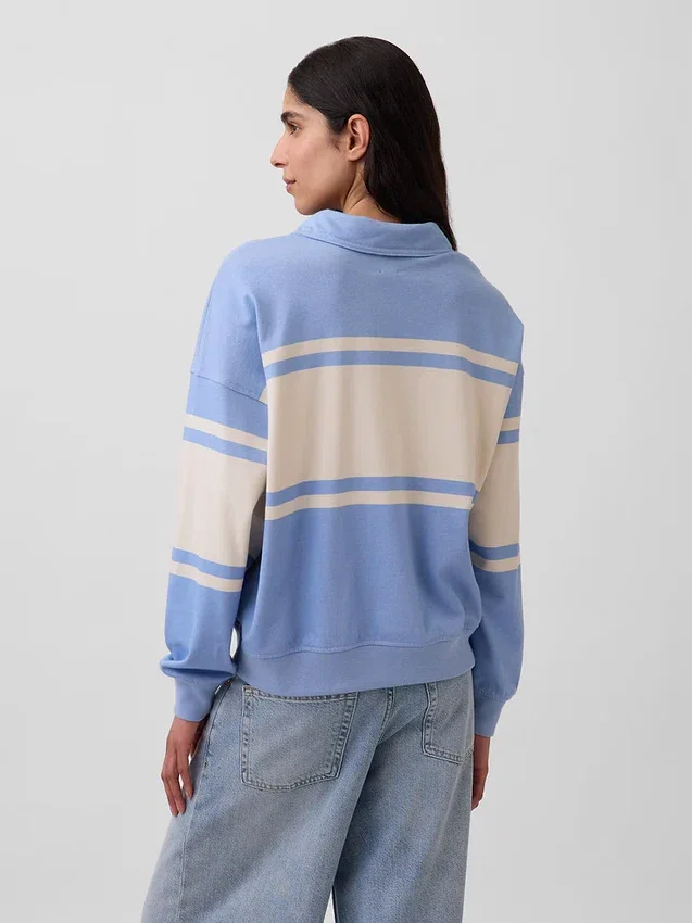 Vintagesoft Terry oversized Polo's sweatshirt