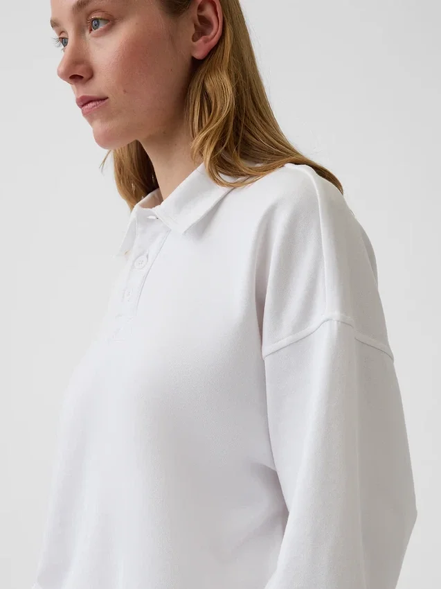 Vintagesoft Terry oversized Polo's sweatshirt