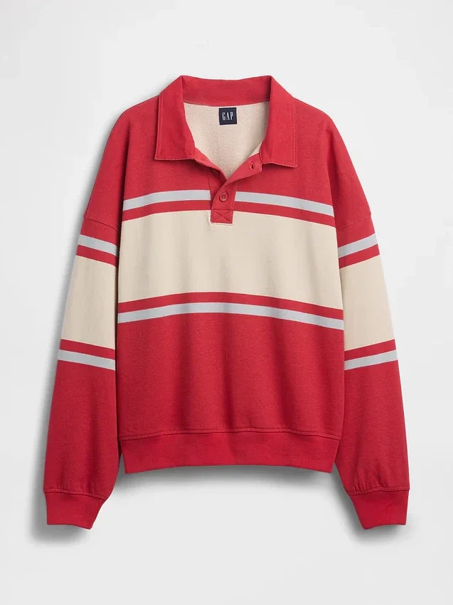 Vintagesoft Terry oversized Polo's sweatshirt
