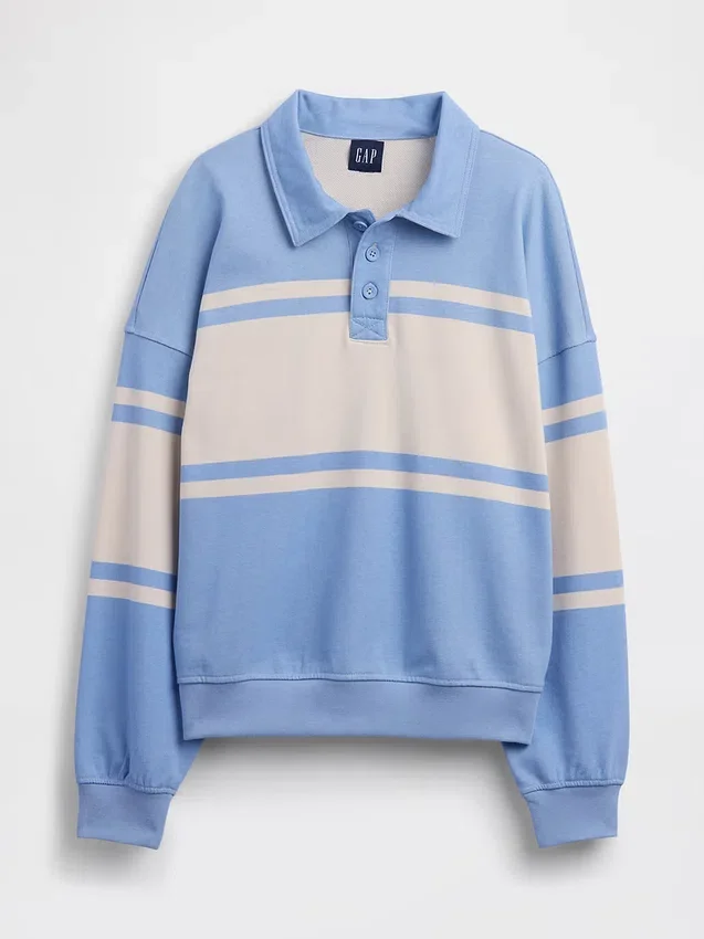 Vintagesoft Terry oversized Polo's sweatshirt