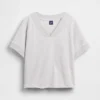 Vintagesoft Terry oversized sweatshirt met V-hals