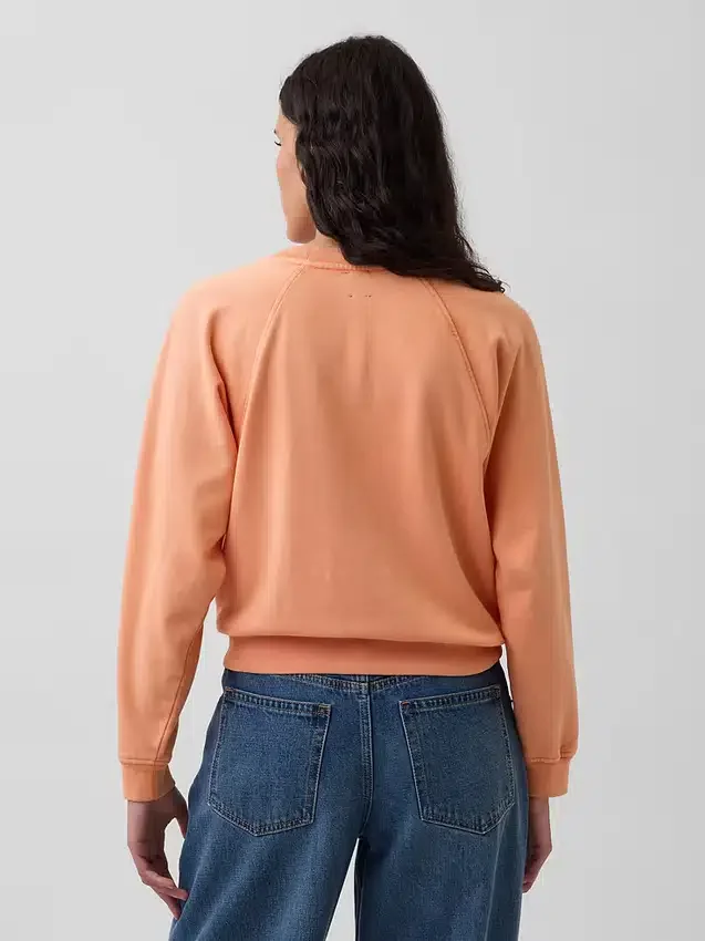 Vintagesoft Terry Raglan-sweatshirt