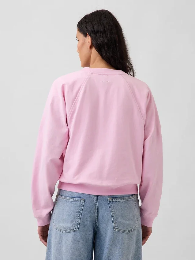 Vintagesoft Terry Raglan-sweatshirt