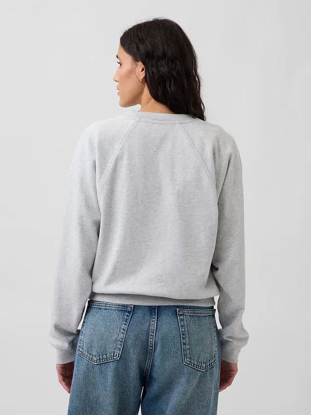 Vintagesoft Terry Raglan-sweatshirt
