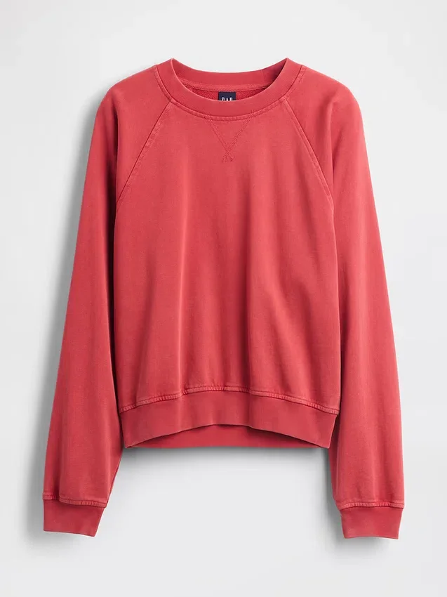 Vintagesoft Terry Raglan-sweatshirt