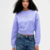 Vintagesoft Wicked Crop Wedge-sweatshirt