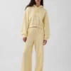 Vintagesoft wijde joggingbroek