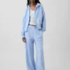 Vintagesoft wijde joggingbroek