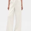 Vintagesoft wijde joggingbroek
