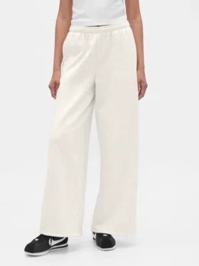 Vintagesoft wijde joggingbroek