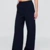 Vintagesoft wijde joggingbroek