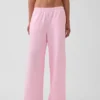 Vintagesoft wijde joggingbroek