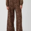 Vintagesoft wijde joggingbroek