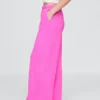 Vintagesoft wijde joggingbroek