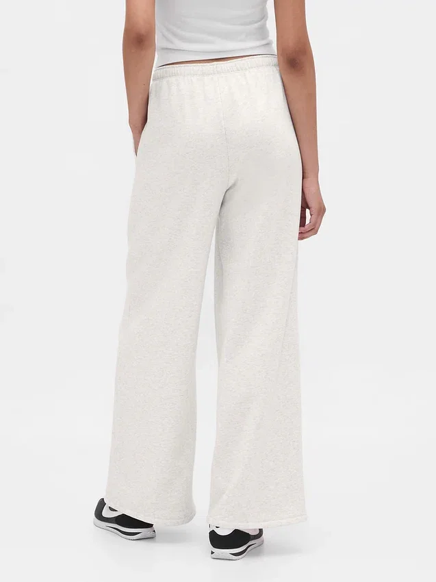 Vintagesoft wijde joggingbroek