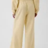 Vintagesoft wijde joggingbroek