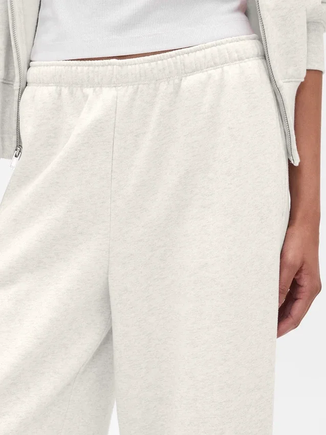 Vintagesoft wijde joggingbroek