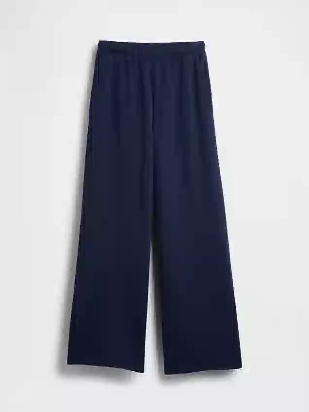 Vintagesoft wijde joggingbroek