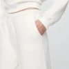 Vintagesoft wijde joggingbroek