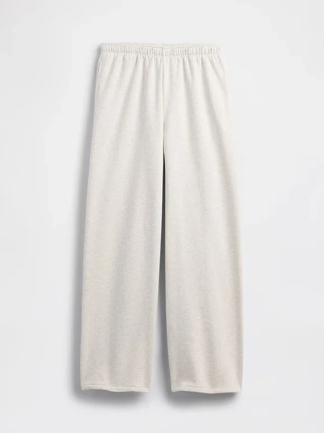 Vintagesoft wijde joggingbroek