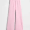 Vintagesoft wijde joggingbroek