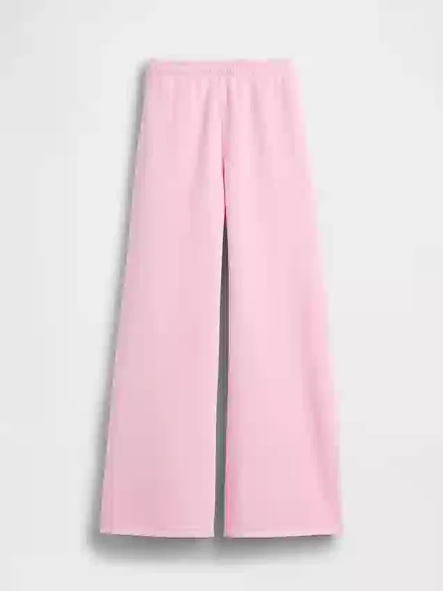 Vintagesoft wijde joggingbroek