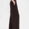 Vintagesoft wijde joggingbroek met brede pijpen