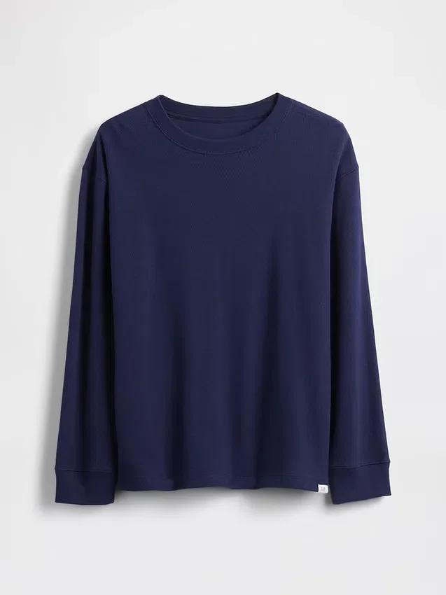 Wafel-T-shirt voor kinderen