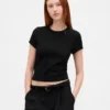 Wafelpatroon baby-T-shirt