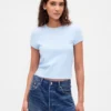 Wafelpatroon baby-T-shirt