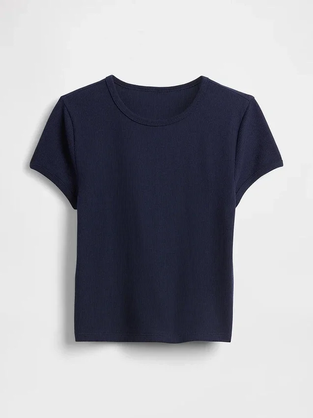 Wafelpatroon baby-T-shirt