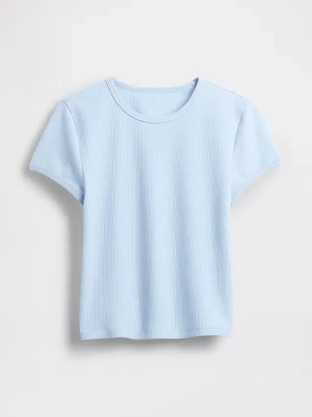 Wafelpatroon baby-T-shirt