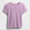 Wafelpatroon baby-T-shirt