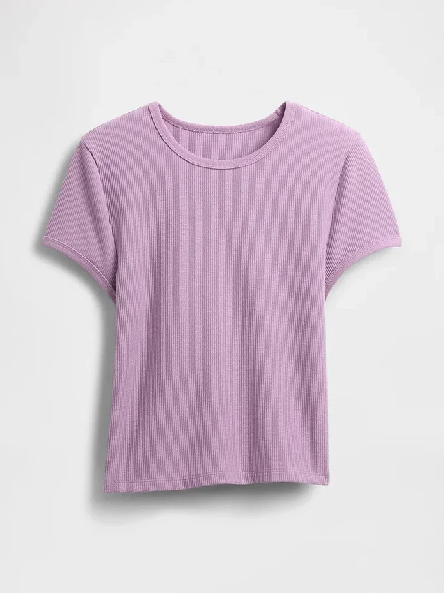 Wafelpatroon baby-T-shirt