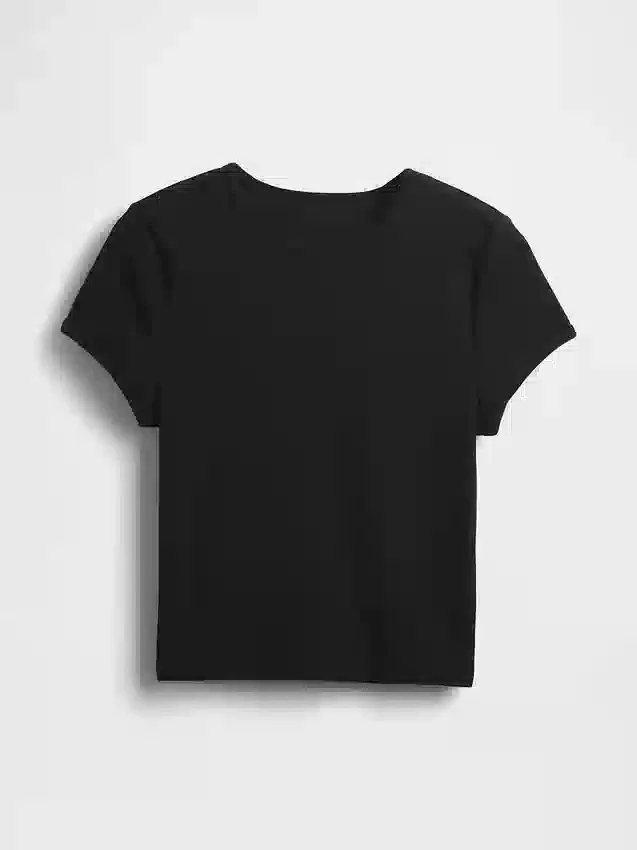 Wafelpatroon baby-T-shirt