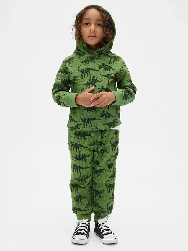 Wafelpatroon-outfitset voor Baby & Peuter