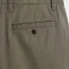 Wijdvallende kaki broek