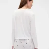 Zacht modaal pyjama-T-shirt met zak