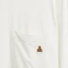 Zacht modaal pyjama-T-shirt met zak