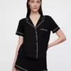 Zacht modaal pyjamashirt Tops