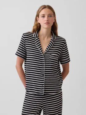 Zacht modaal pyjamashirt Tops