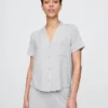Zacht modaal pyjamashirt Tops
