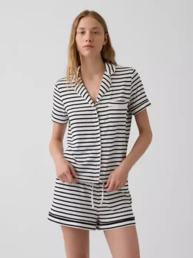 Zacht modaal pyjamashirt Tops