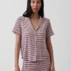 Zacht modaal pyjamashirt Tops