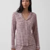 Zacht modaal pyjamashirt Tops