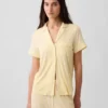 Zacht modaal pyjamashirt Tops